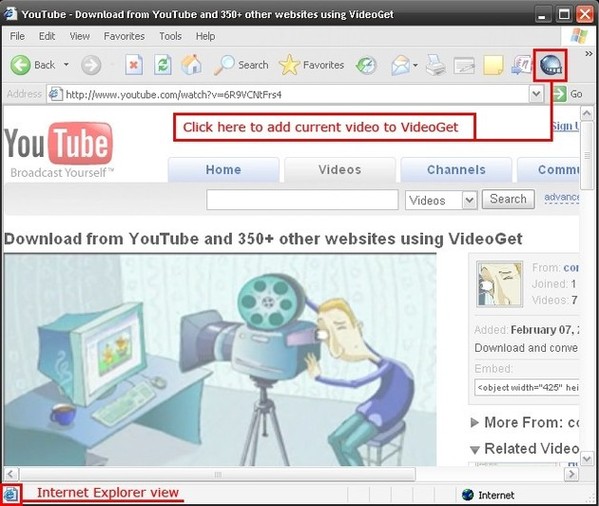 youtube Internet Explorer